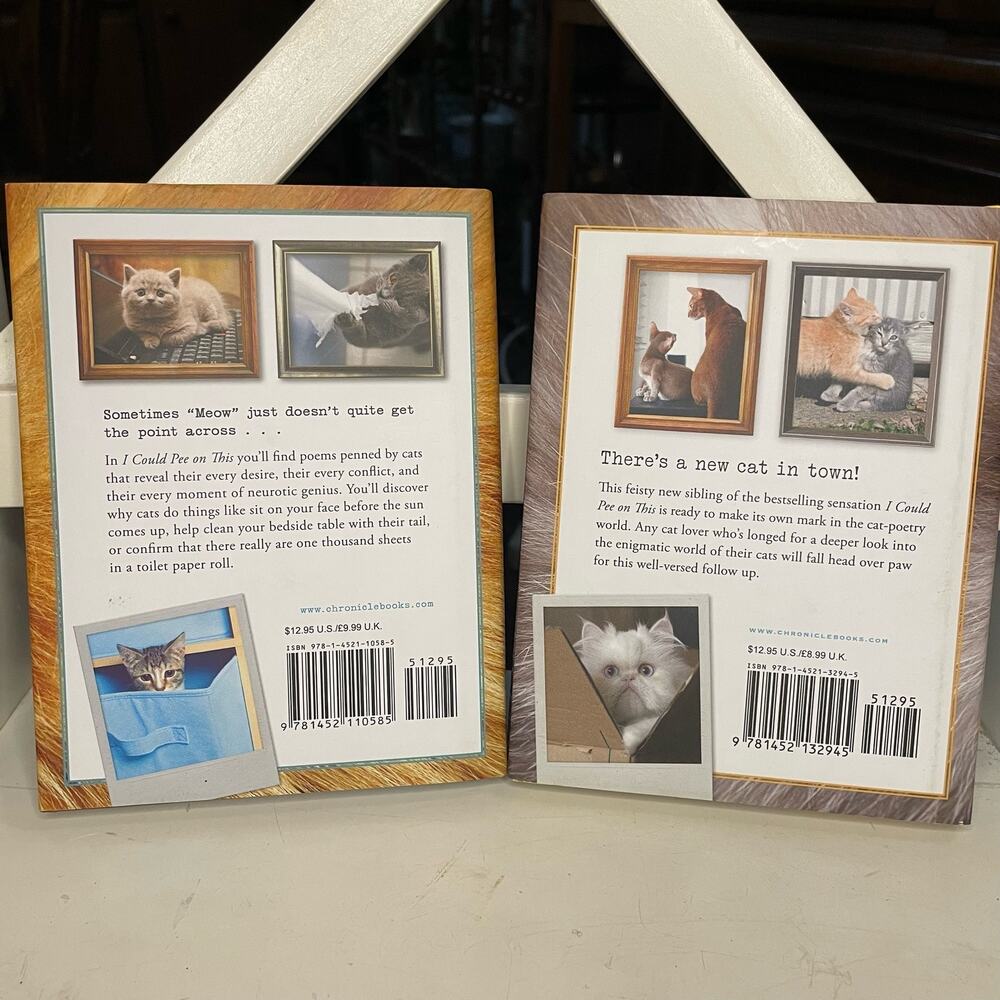 SALE!! Set of 2 gift books - I Could Pee on This & I could Pee on This Too - Picture 4 of 5